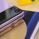 A photo of the Galaxy Z Flip 3 flipped closed